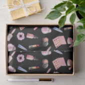 メイクアップ化粧品美しいパターン化粧品 薄葉紙 (ギフト)