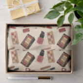 メイクアップ化粧品美しいパターン化粧品 薄葉紙 (ギフト)