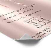 メイクアップ営業時間 ローズサロン ドリップス スパーク 料金 ポスター (角)