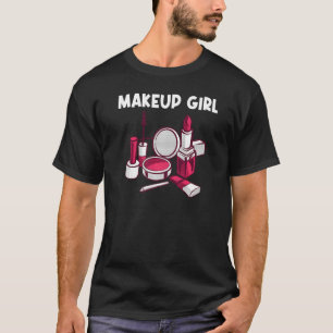 メイクアップ女子メイクアップアーティスト美容 Tシャツ