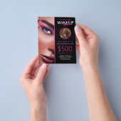 メイクアップ授業カスタムチラシ チラシ (手)