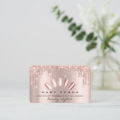 メイクアップ爪、 ネイルマニキュアバラスパークグリッター 名刺 (スタンド正面)