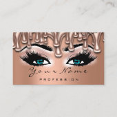 メイクアップ爪、 ネイルラッシュメイクアップバラドリップスカッパーブルー 名刺 (正面)