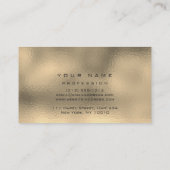 メイクアップ眉毛まつグリッターダイヤモンドスパークリー 名刺 (裏面)