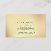 メイクアップ眉毛まつグリッターダイヤモンド金ゴールドGlam1 名刺 (裏面)