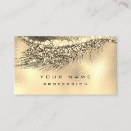 メイクアップ眉毛まつグリッターメタリック釉薬金ゴールド 名刺