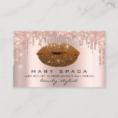 メイクアップ眉毛まつバラドリップキス唇はちみつ 名刺 (正面)