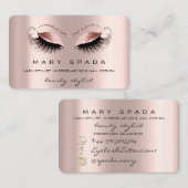 メイクアップ眉毛まつバラブラウンズ美しい 名刺 (正面/裏面)