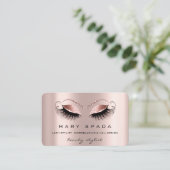 メイクアップ眉毛まつバラブラウンズ美しい 名刺 (スタンド正面)