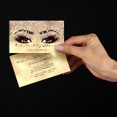 メイクアップ眉毛まばたきグリッタードリップスパークグラム金ゴールド 名刺