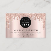 メイクアップ眉毛まばゆみピンクのローズドリップリップリップリップクリスリップカーズブ 名刺 (正面)