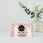 メイクアップ眉毛まばゆみピンクのローズドリップリップリップリップクリスリップカーズブ 名刺 (スタンド正面)