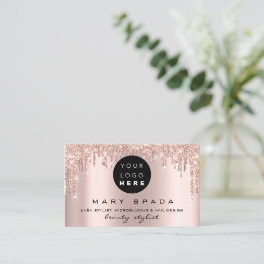 メイクアップ眉毛まばゆみピンクのローズドリップリップリップリップクリスリップカーズブ 名刺 (スタンド正面)