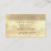 メイクアップ眉毛まぶしグリッターダイヤモンドスパークリーVIP 名刺 (裏面)