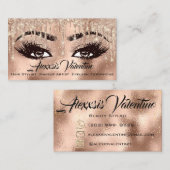 メイクアップ眉毛まぶしグリッタードリップスパークソーシャル 名刺 (正面/裏面)