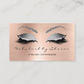 メイクアップ眉毛まゆグリッターピンクシルバーグレー 名刺 (正面)