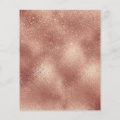 メイクアップ美しいサロングリッターフライヤーバラ金ゴールドスキニー チラシ (裏面)