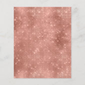 メイクアップ美しいサロンスパークグリッターフライヤー赤面ラッシュ チラシ (裏面)