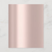 メイクアップ美しいサロンバラグリッターフライヤーラッシュブローズ チラシ (裏面)