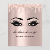 メイクアップ美しいサロンバラグリッター価格帯まつげ チラシ (裏面)