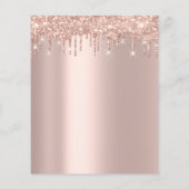 メイクアップ美しいサロンブラウングリッター価格リストのラッシュ チラシ (裏面)