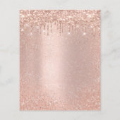 メイクアップ美しいサロンヘアグリッター価格リストラッシュ チラシ (裏面)