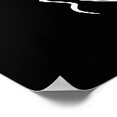 メイクアップ美しいサロン大理石ラッシュ名銅大理石 ポスター (角)