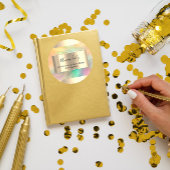 メイクアップ美しいショップフレーム金ゴールドの絵を描支持 ラウンドシール