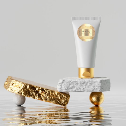 メイクアップ美しいショップフレーム金ゴールドビーフレース ラウンドシール