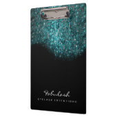 メイクアップ美しいスタジオラッシュズ海ブルーシークイン クリップボード (左)