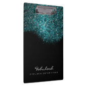 メイクアップ美しいスタジオラッシュズ海ブルーシークイン クリップボード (右)