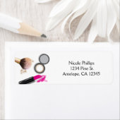 メイクアップ美しいホワイトグラムシック住所 シール (インサイチュ)