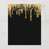 メイクアップ美しい価格表金ゴールドブラックドリップヘアワックス チラシ (裏面)