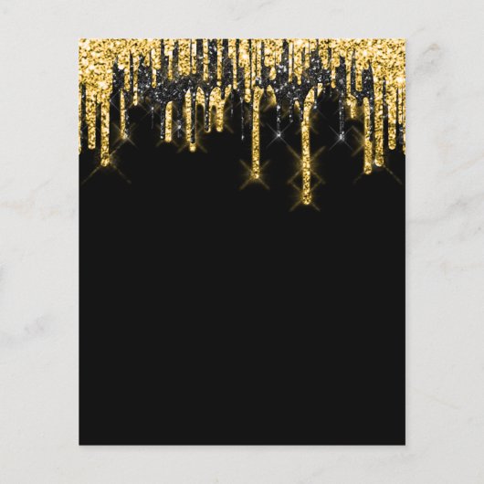 メイクアップ美しい価格表金ゴールドブラックドリップヘアワックス チラシ (裏面)