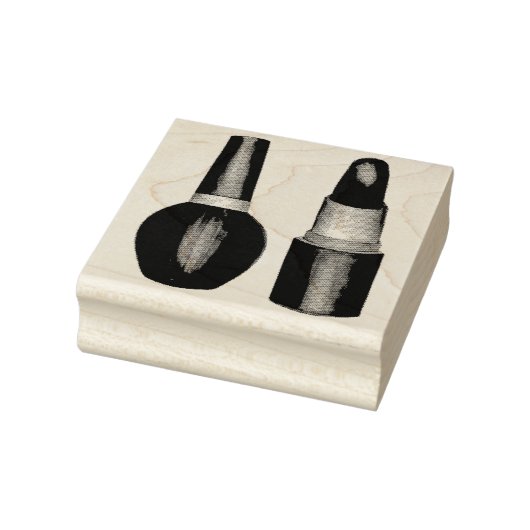 メイクアップ美しい口紅チューブ爪、 ネイルポーランドボトル ラバースタンプ (スタンプ)