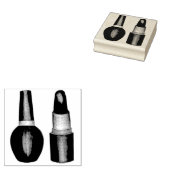 メイクアップ美しい口紅チューブ爪、 ネイルポーランドボトル ラバースタンプ (押印)