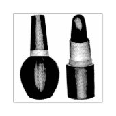 メイクアップ美しい口紅チューブ爪、 ネイルポーランドボトル ラバースタンプ (インプリント)