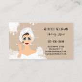 メイクアップ美しい名刺 名刺 (裏面)