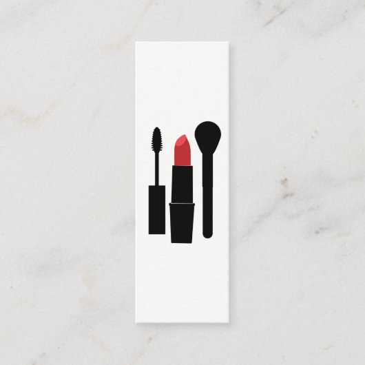 メイクアップ美しい スキニー名刺 (正面)