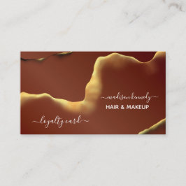 メイクアップ美容師抽象芸術プロフェッショナルニューテック 名刺