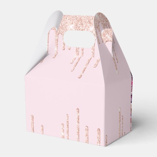 メイクアップ誕生日パパーソナライズされたーティ フェイバーボックス (裏面サイド)