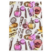 メイクアップ香水美しい抱き枕 ミディアムペーパーバッグ (裏面)