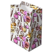 メイクアップ香水美しい抱き枕 ミディアムペーパーバッグ (裏面アングル)