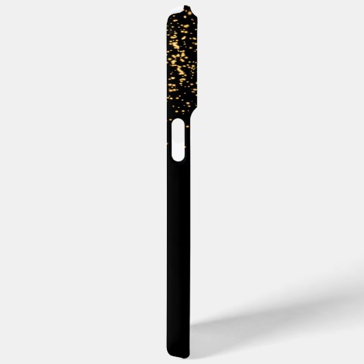 メイクアップ魔法と金ゴールド紙吹雪と赤い唇 Case-Mate iPhoneケース (裏面 / 右)