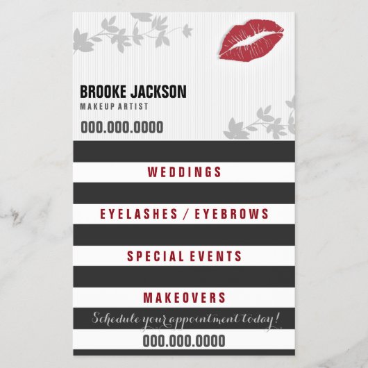 メイクアップ – すべての行事用 – Flyer チラシ (正面)