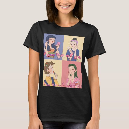 メイクアップ ガールズ Tシャツ (正面)