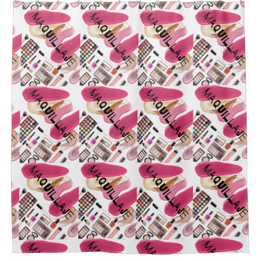 メイクアップ シャワーカーテン (正面)