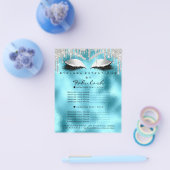 メイクアップ ビューティー シルバーオーシャン グリッター 価格表 まつげ チラシ (シングル)