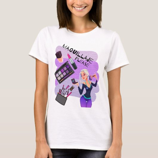 メイクアップ・プリーズ Tシャツ (正面)