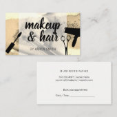 メイクアップ&ヘア |メイクアップキット 予約カード (正面/裏面)
